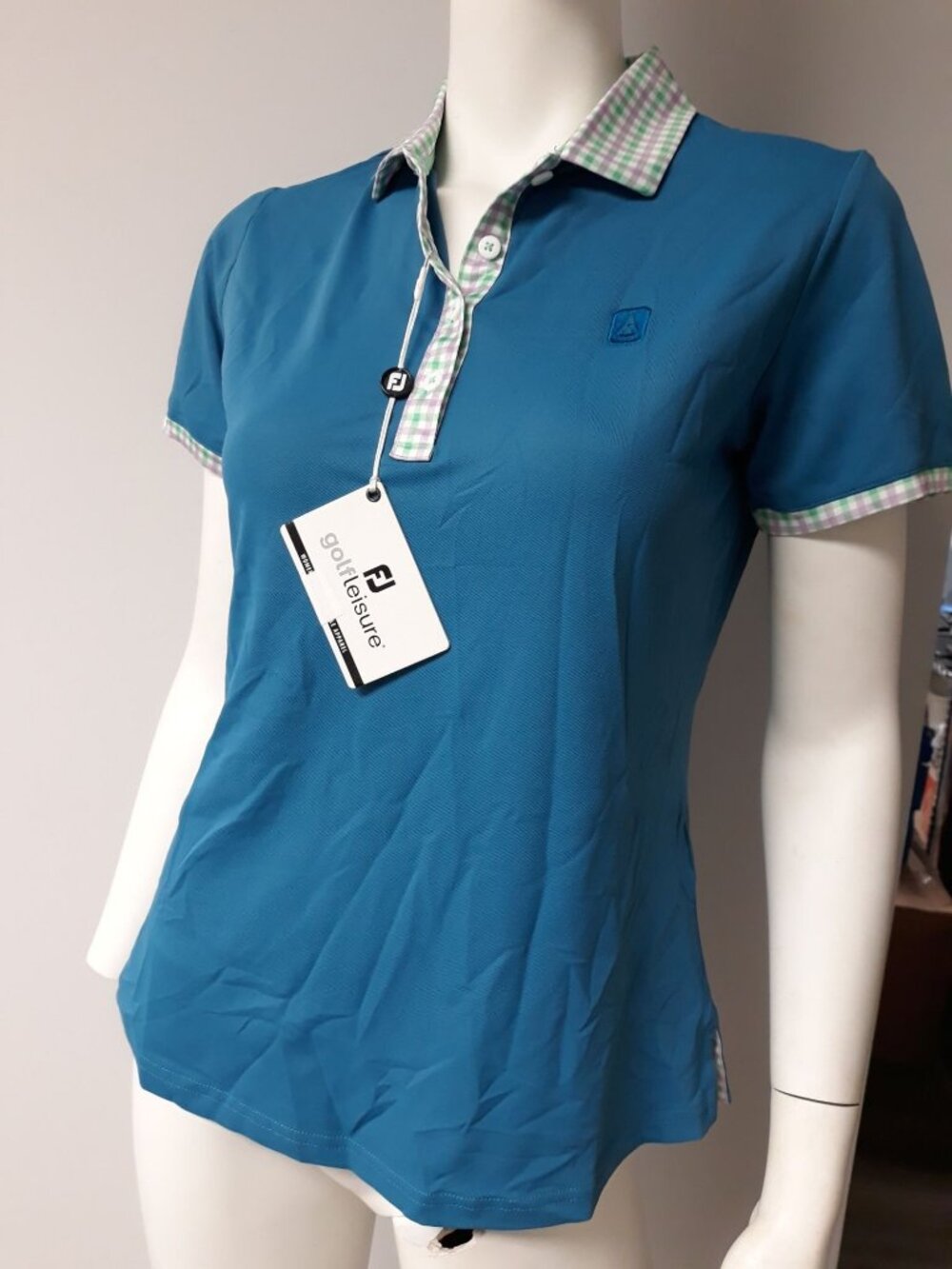 FootJoy Women's Golf Polo Shirt Blue Size S NEW WITH TAGS!